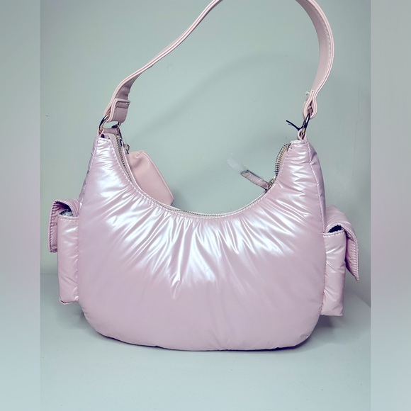 Juicy Couture Pink Diamond Timeless Hobo Purse - Picture 4 of 4